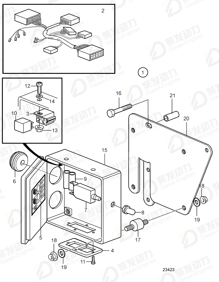 VOLVO Screw 955129 Drawing